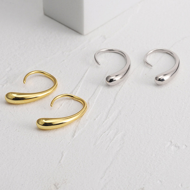 custom sterling silver white or gold plated earrings