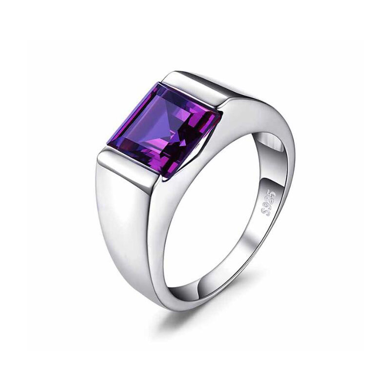 Zakázkový velkoobchodní alexandritový prsten |Výroba stříbrných šperků 925 |Výroba prstenů 925