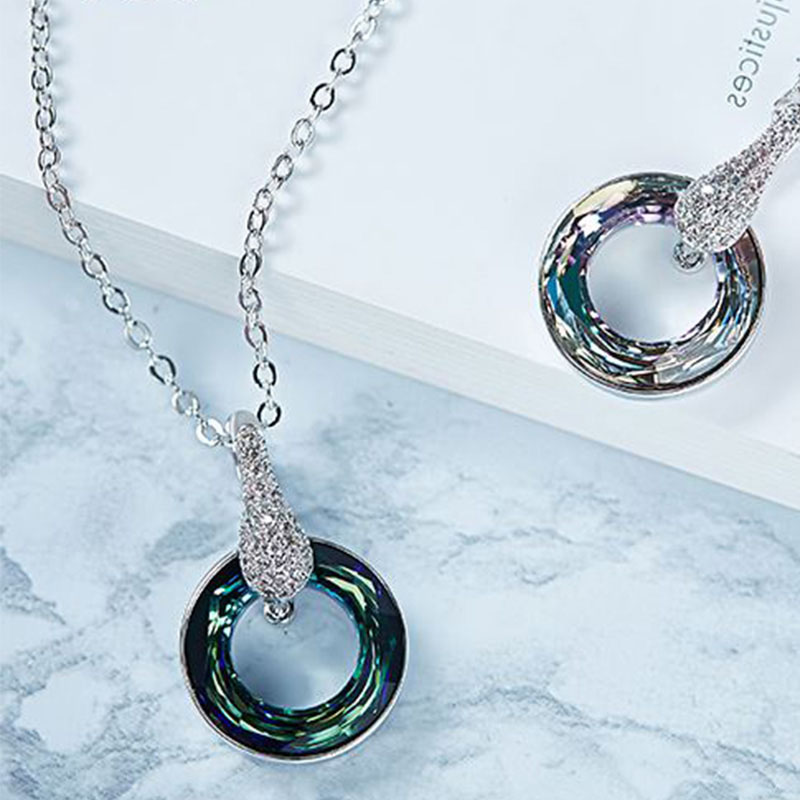 Custom Wholesale Lapis Lazuli Necklace | Rhodium Plated Necklace Manufacturing | Jewelries Wholesale Ladies Fancy Necklace