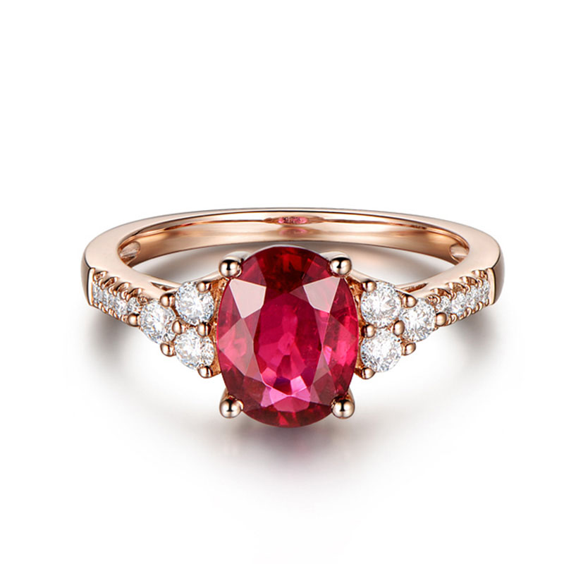 Diseño de anillos de rubí real al por mayor personalizado |Joyería de plata 925 personalizada |Fabricación de joyería moderna al por mayor