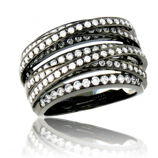 produttore di gioielli personalizzabili, anello in argento sterling CZ OEM ODM