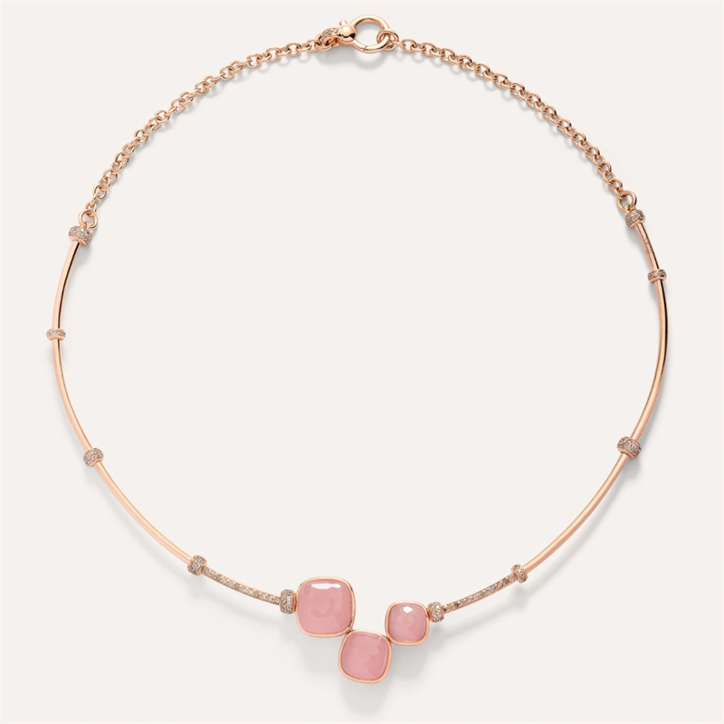 tilpassede smykker nær mig armbånd vermeil rosa guld 18kt