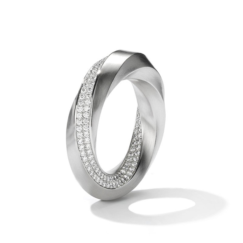 Fabricant personnalisé d'ensemble de bijoux de bague en argent rhodié 925 CZ