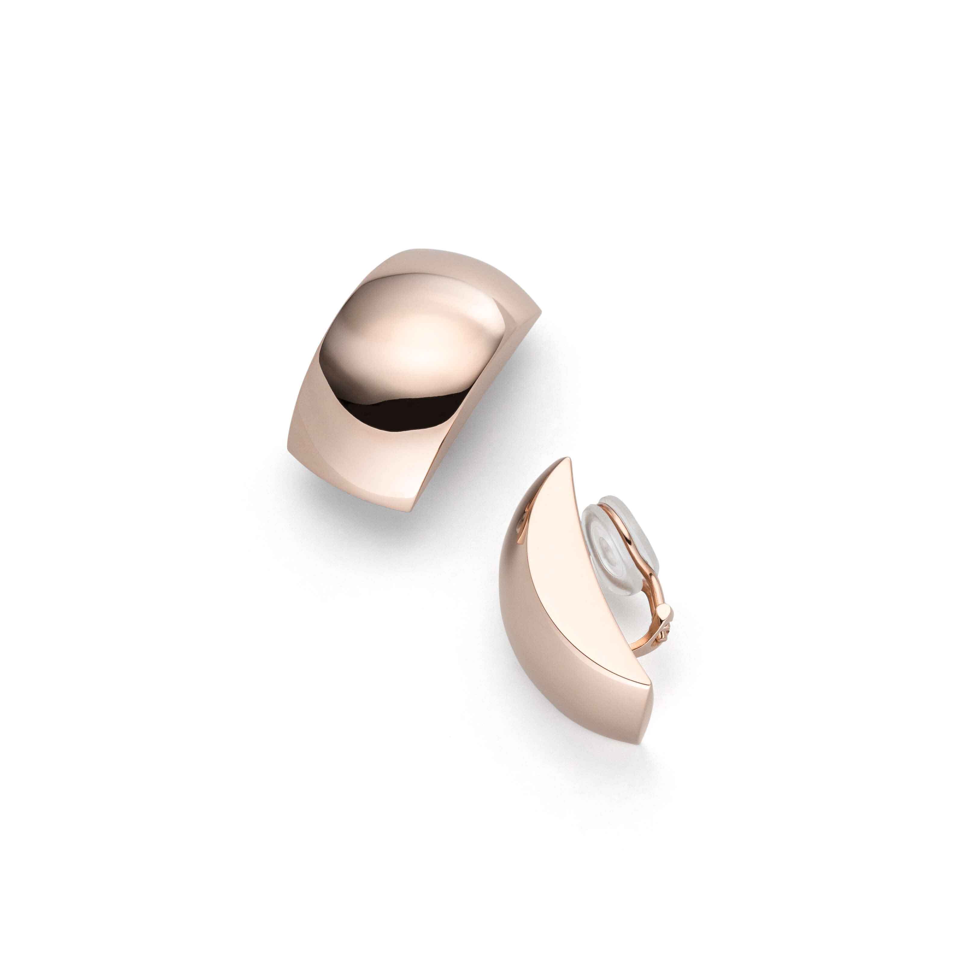 Boucles d'oreilles personnalisées en or rose, vente en gros de bijoux en argent, fournisseur