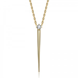 OEM ODM service of 925 sterling silver necklace vermeil 18k gold