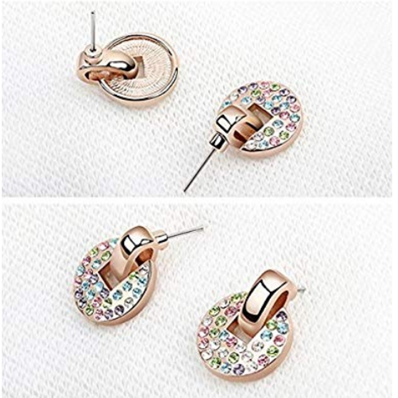 Wholesale Sapphire Jewelry Set 925 Silver OEM Jewelry Factory 10K Rose Gold