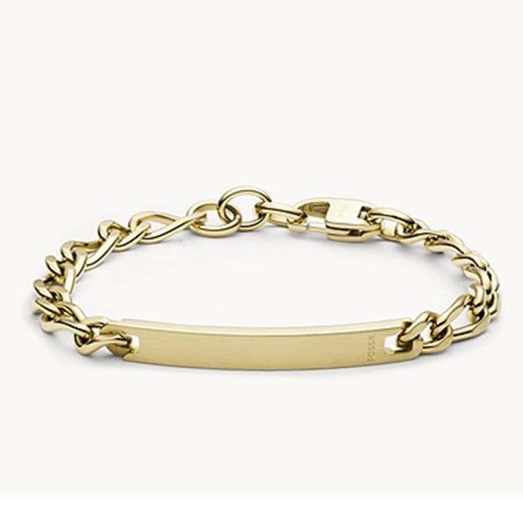 engravable logo on 925 silver gold plated bracelet jewelry wholesaler
