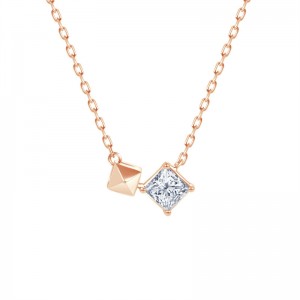 Outsource Custom Rose Plated Necklace Jewelry Production Company