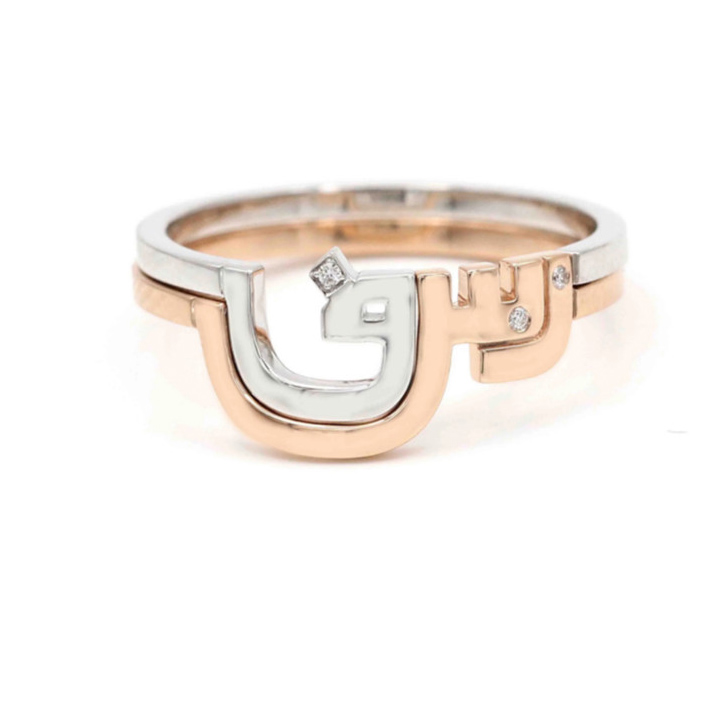 Fornecedor de joias de ouro vermeil criou atacadista de anéis CZ de prata personalizados