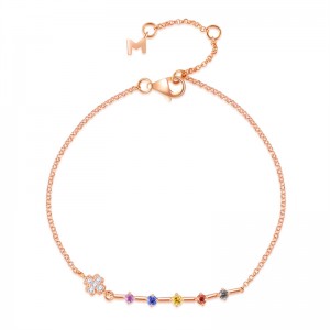 Creating your custom rose filled silver bracelet in JINYING