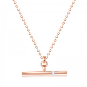 Rose Gold Plated Necklace Jewellery Manufacturing For Designers