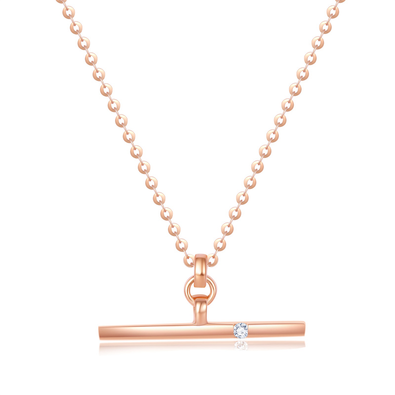 デザイナー向けローズゴールドメッキネックレスジュエリー製造