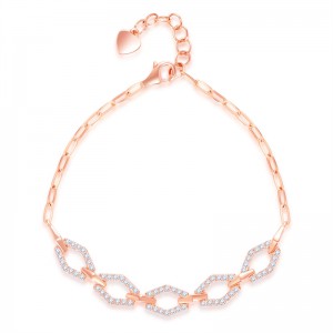 Create your own rose gold filled bracelet jewelry at JINGYING