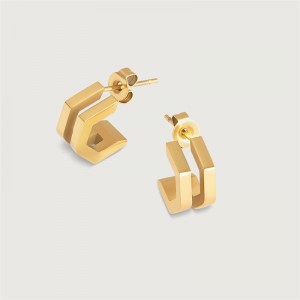 The Best 14K Gold Huggie Hoop Earrings Custom Design Jewelry Manufacturer