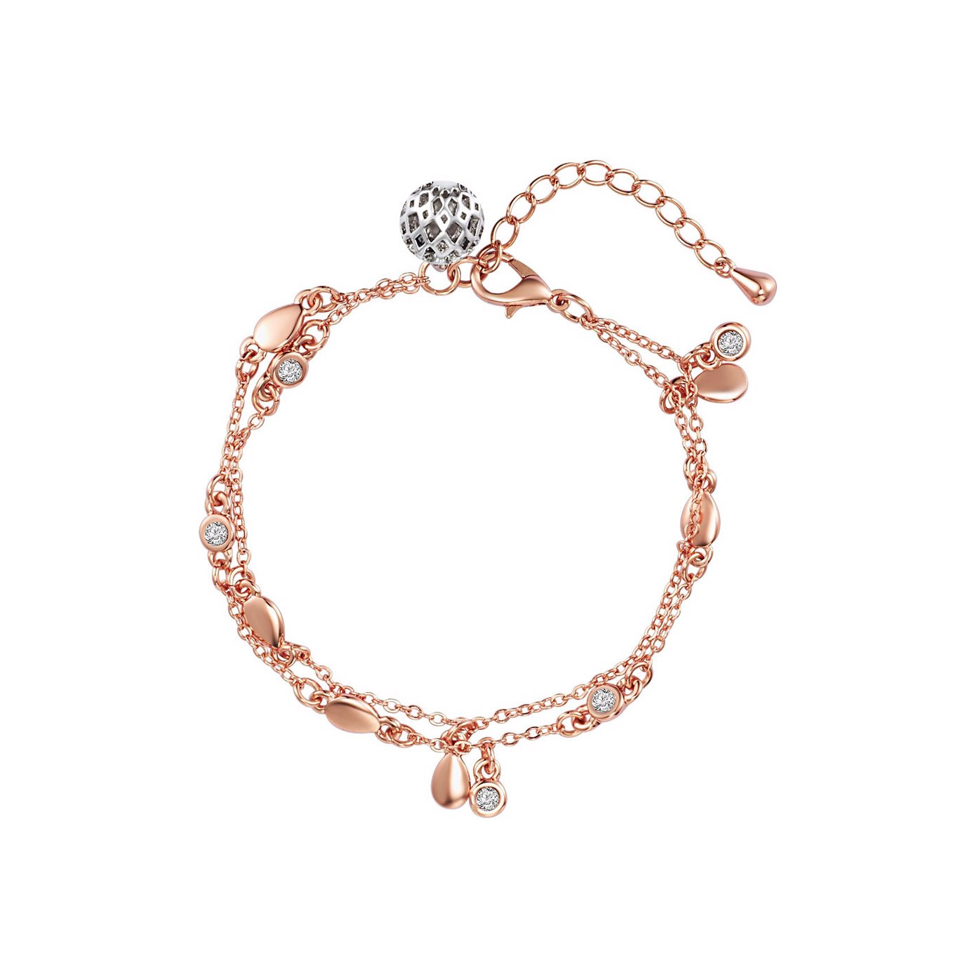 OEM/ODM Jewelry jewelry designs rose gold plated rhodium plated bracelet supplier