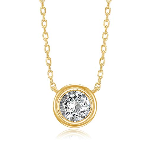 Wholesale 18K Gold Quartz Necklace 925 Silver