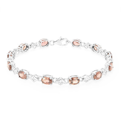 Wholesale 18K White Gold Morganite Bracelet Factory Jewelry OEM ODM