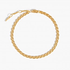realizza un fornitore di gioielli personalizzati per bracciale a catena placcato in oro 18 carati