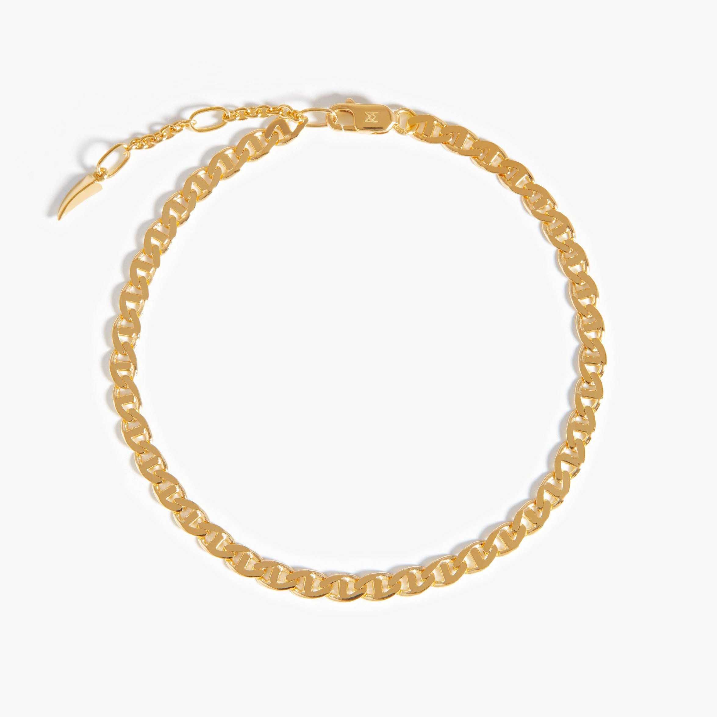 make custom designed jewelry supplier for chain bracelet in 18k gold plated