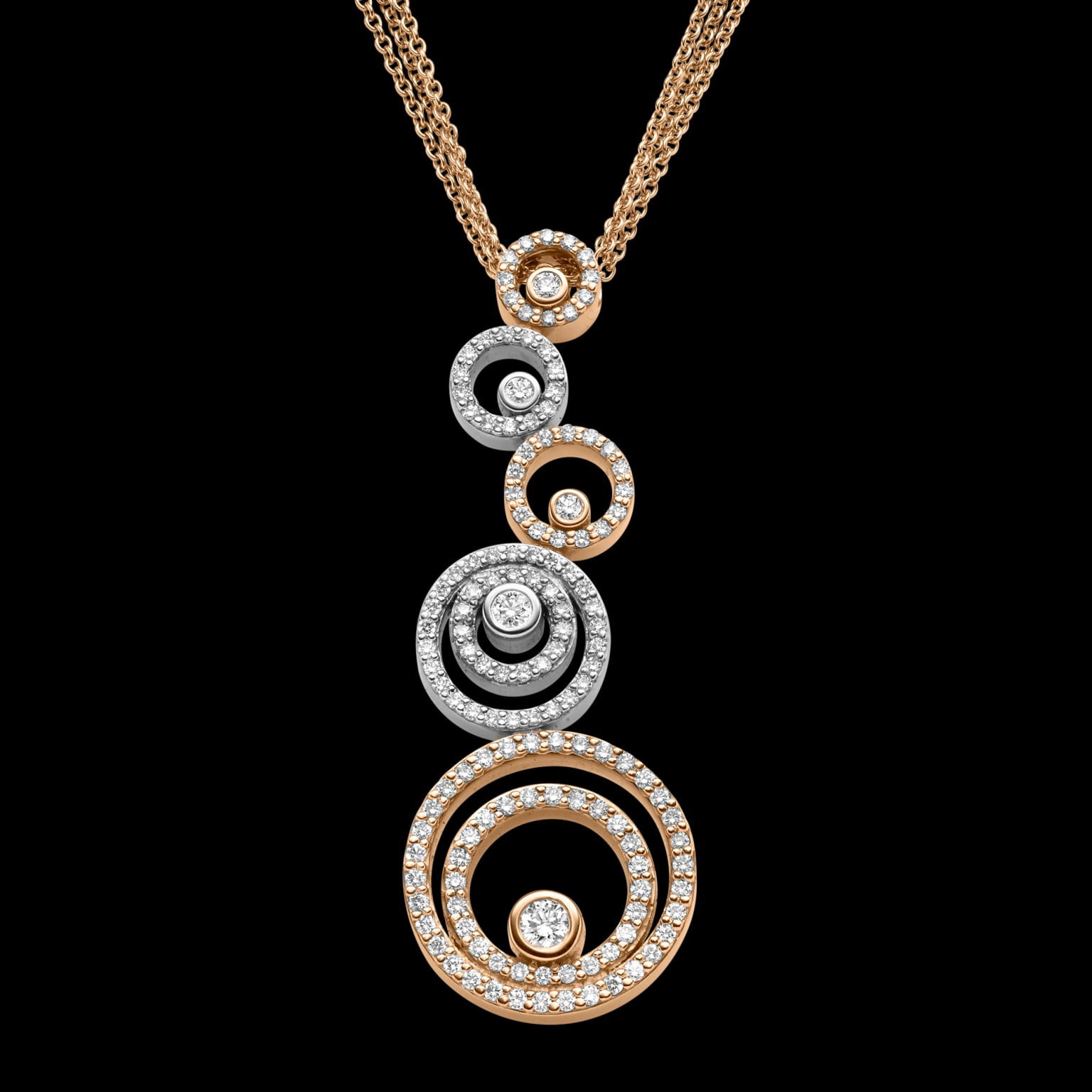 Grosir membuat 925 OEM/ODM Perhiasan Sterling Silver Cubic Zirconia kalung perhiasan pemasok OEM