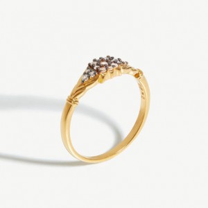 Fabricantes de joyería de plata 925, anillo vermeil de oro hecho a medida.