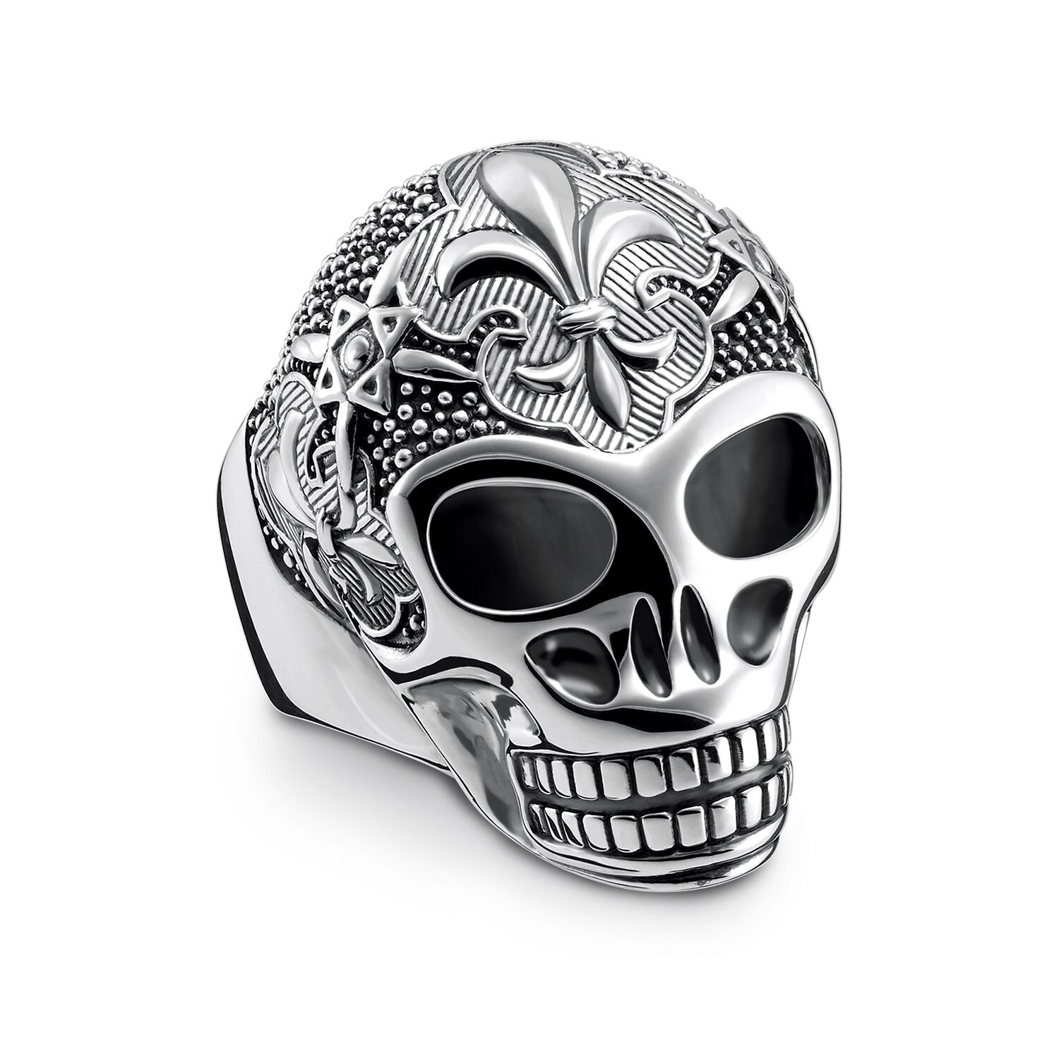 Großhandel Herrenring mit Totenkopf-Design, benutzerdefinierter 14-Karat-OEM/ODM-Schmuck-Goldringhersteller