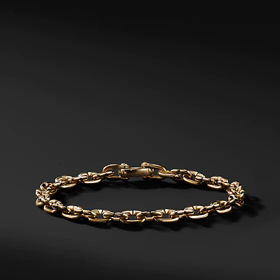 El oro para hombre al por mayor de la joyería 18k del OEM/ODM plateó el diseño de la pulsera que graba su joyería