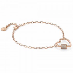 offer 3d cad designing for  Rose Gold Charming Heart Bracelet we can custom