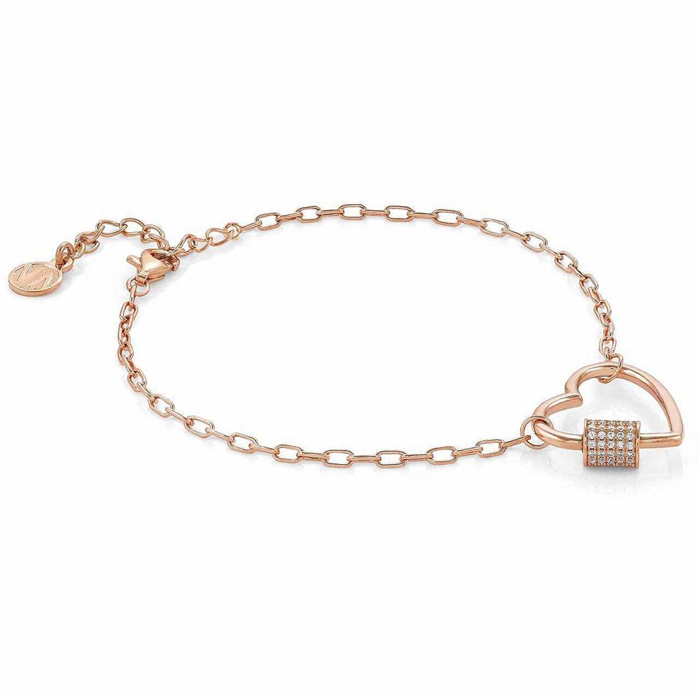 offrir la conception cad 3d pour le bracelet coeur de charme en or rose que nous pouvons personnaliser