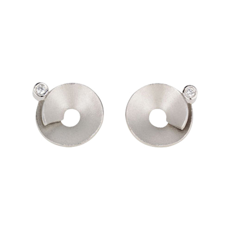 offer CZ silver earrings jewelry Customization service
