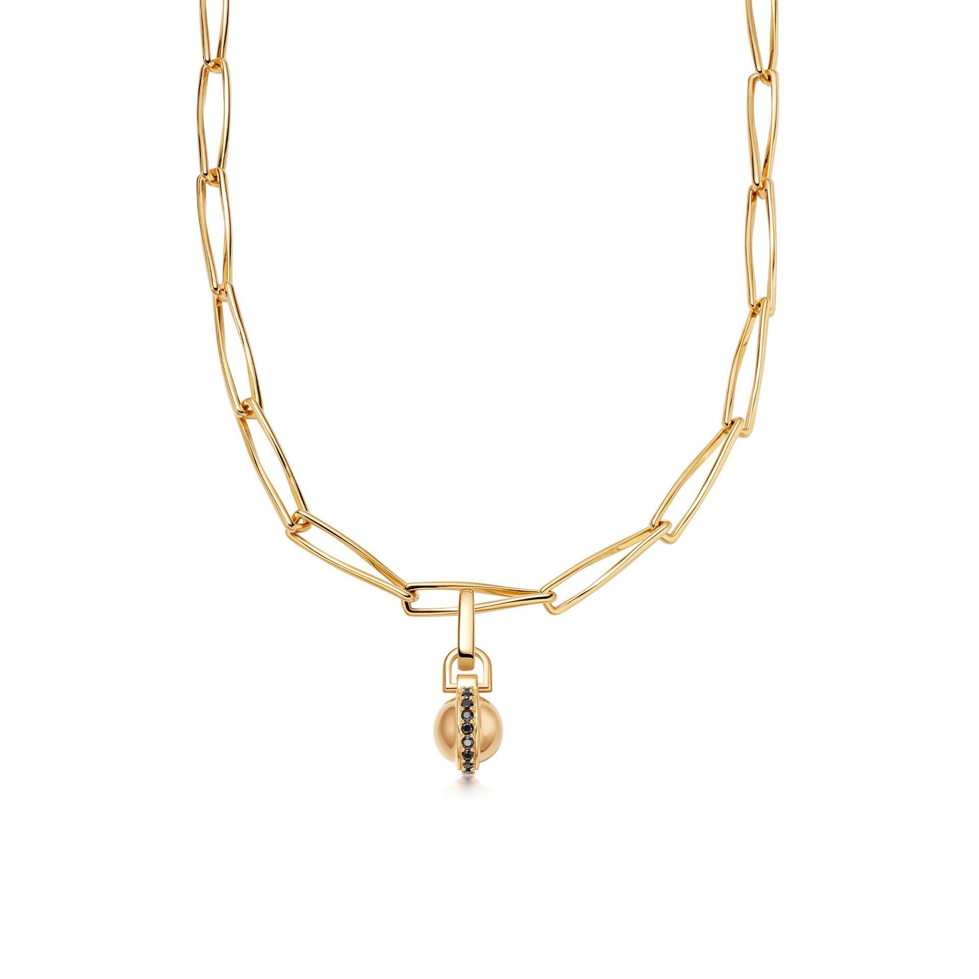 Atacado joias OEM / ODM oferecem suas idéias e designs corrente pendente de joias banhada a ouro 18 quilates em latão