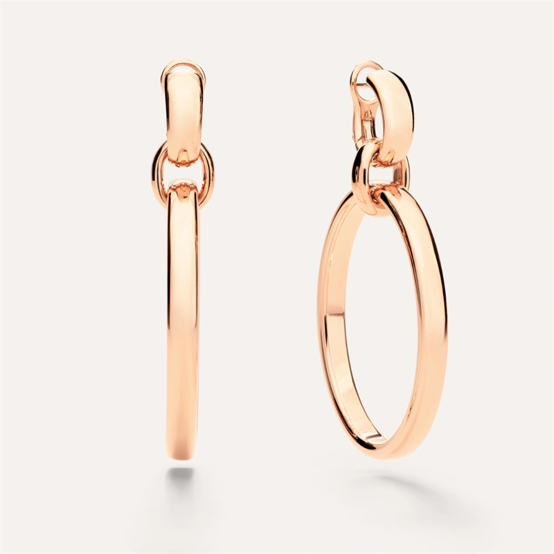 rose gold 18kt jewelry wholesale distributors hoop earrings