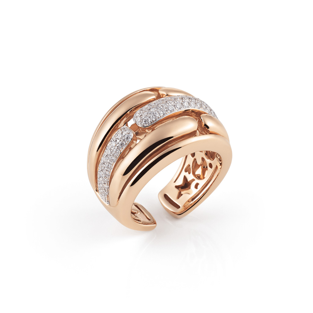 rose gold plated 925 sterling silver ring wholesale custom OEM supplier OEM/ODM Jewelry