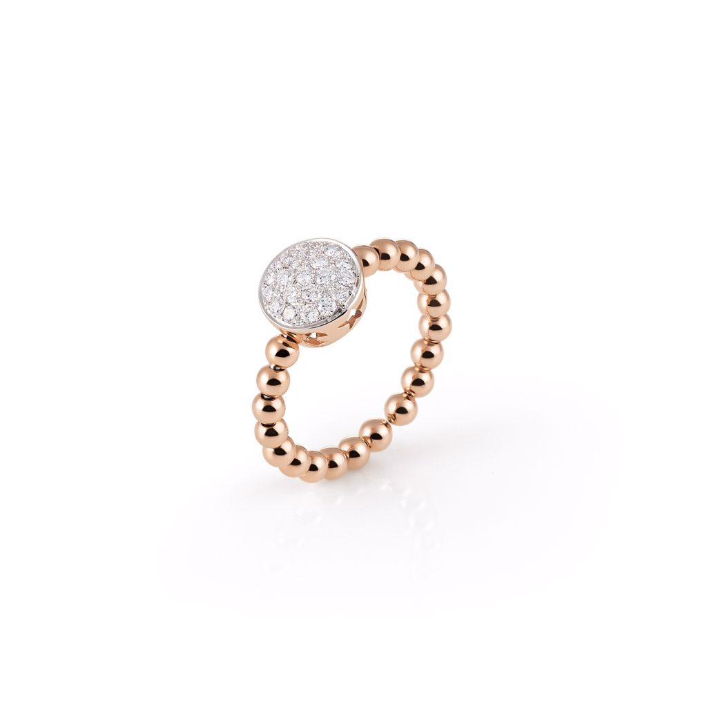 Venta al por mayor anillo de oro rosa venta al por mayor joyería de plata personalizada CZ 925 proveedor OEM/ODM