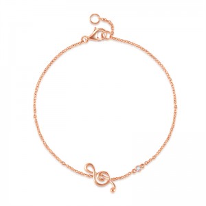 Custom rose gold bracelet jewelry manufacturers for small businesses