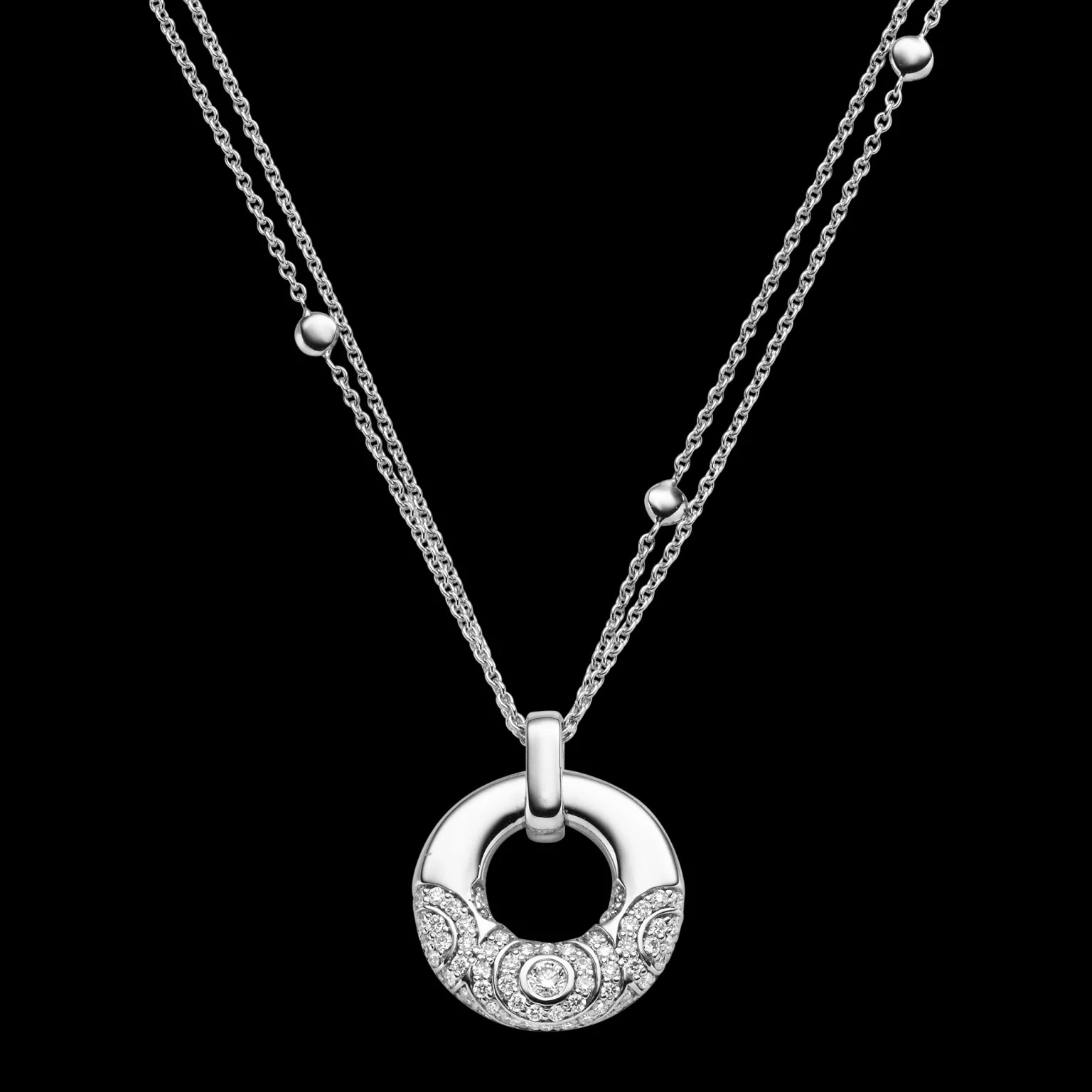 Wholesale silver cz OEM/ODM Jewelry pendant necklace are designed using 925 sterling silver jewelry OEM factory
