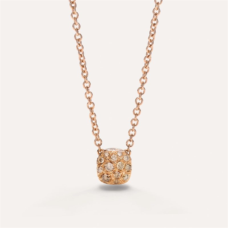 pingente de prata esterlina atacado EUA ouro rosa 18kt