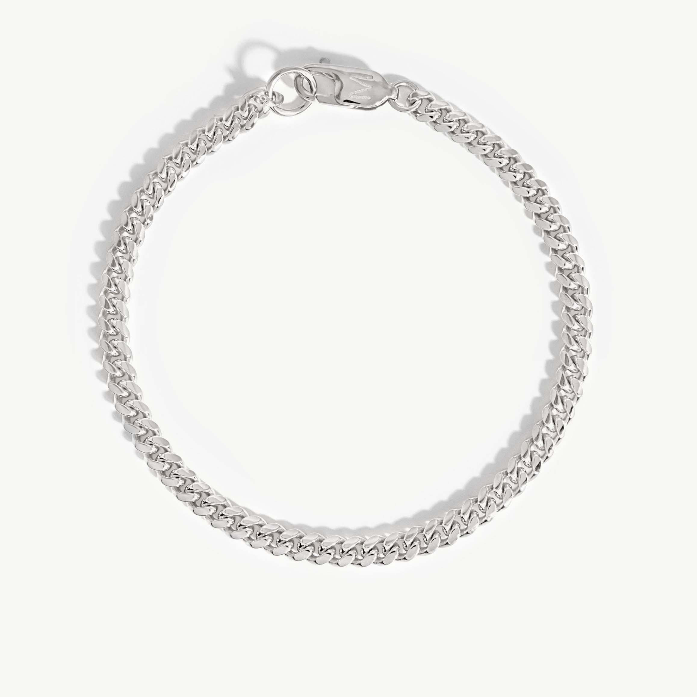 produttore di gioielli con bracciale a catena personalizzato all'ingrosso in argento tailandese