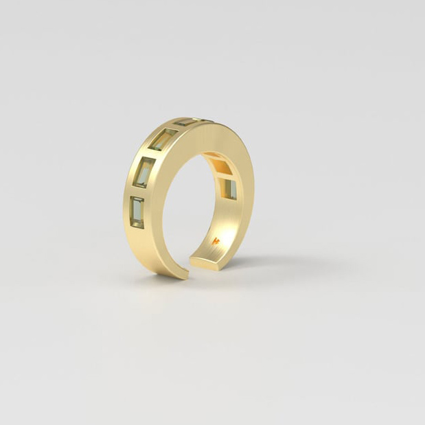 فيتنام مصنعي المجوهرات مخصص الذهب بالجملة على خاتم الفضة