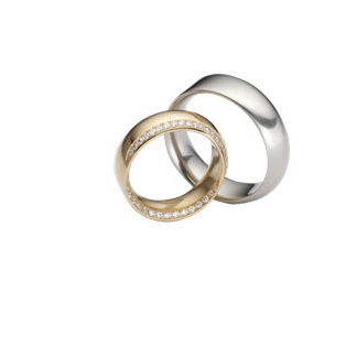 Кольца из стерлингового серебра CZ с покрытием из белого и желтого золота, производитель индивидуальной гравировки