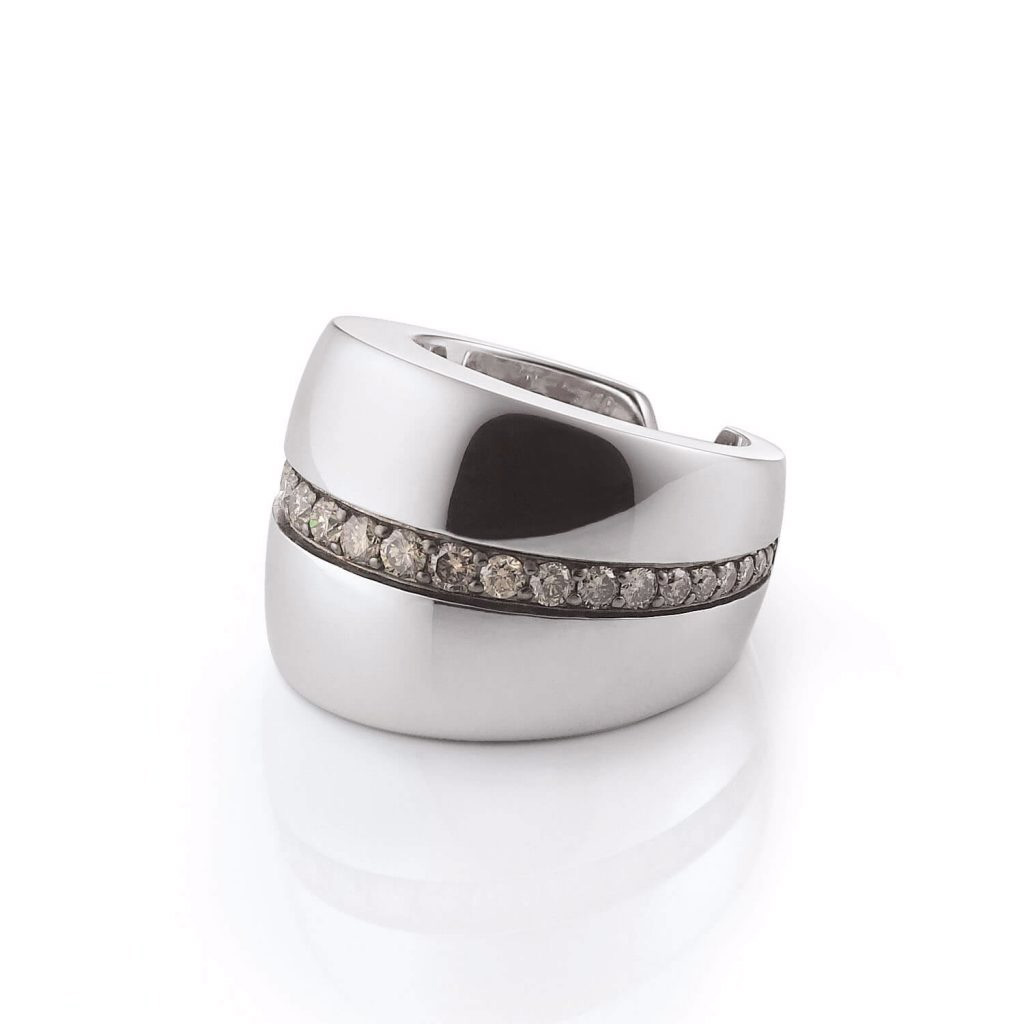 witgoud vergulde OEM / ODM Juweliersware 925 sterling silwer ring groothandel persoonlike OEM vervaardiger
