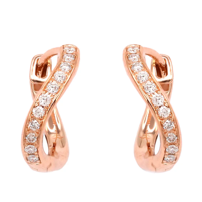 wholesale custom 925 sterling silver  jewelry manufacturer OEM ODM  rose gold plated earrings hoops 18k