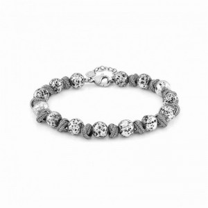 Bijoux personnalisés en gros pour bracelet en argent pour hommes de JINGYING