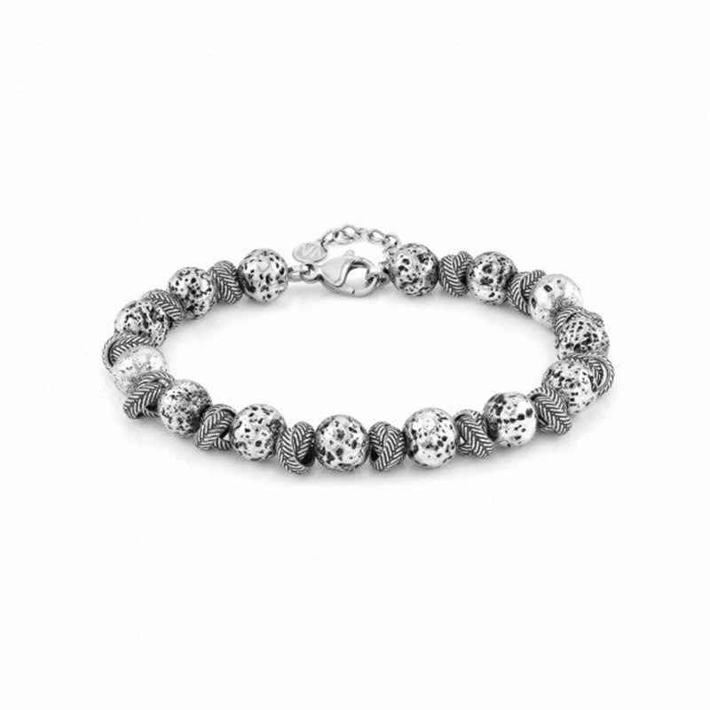 Bijoux personnalisés en gros pour bracelet en argent pour hommes de JINGYING