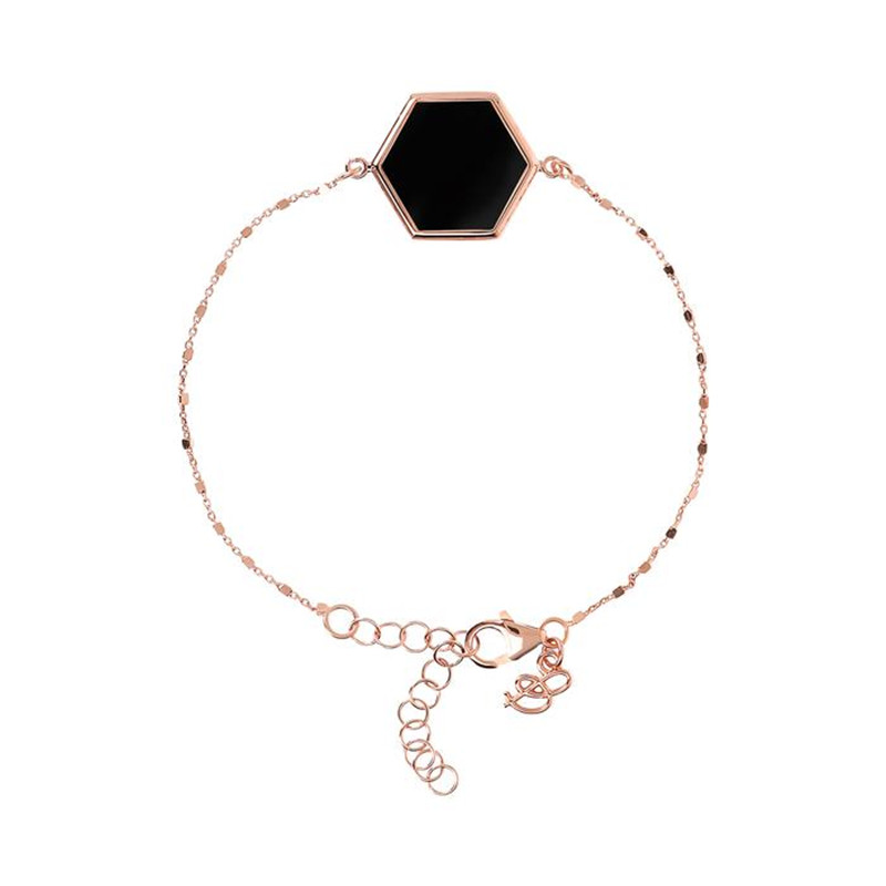sélection de bijoux en gros pour le meilleur en matière de bracelet chaîne cube unique ou personnalisé avec hexagone 1924