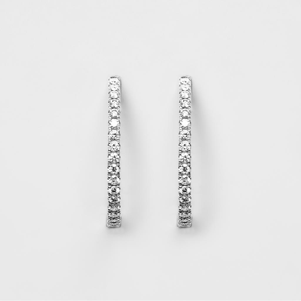 wholesale supplier and OEM design your CZ sterling silver earrings