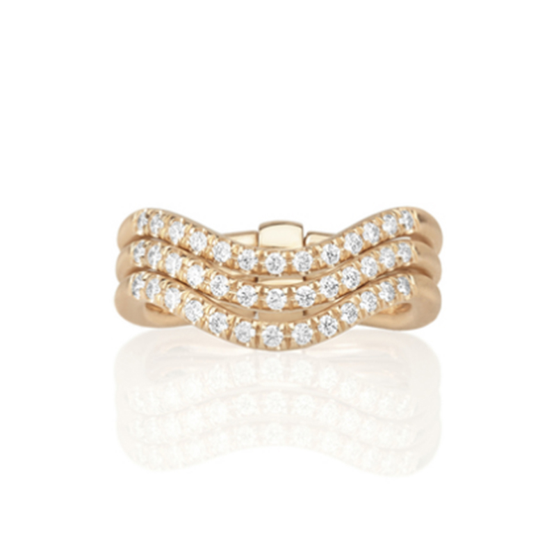 Fabbrica di gioielli OEM ODM all'ingrosso di anelli in oro giallo 18 carati