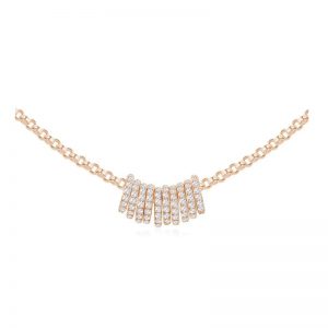 Velkoobchodní náhrdelník 925 Silver OEM 10K Rose Gold Jewelry OEM Factory