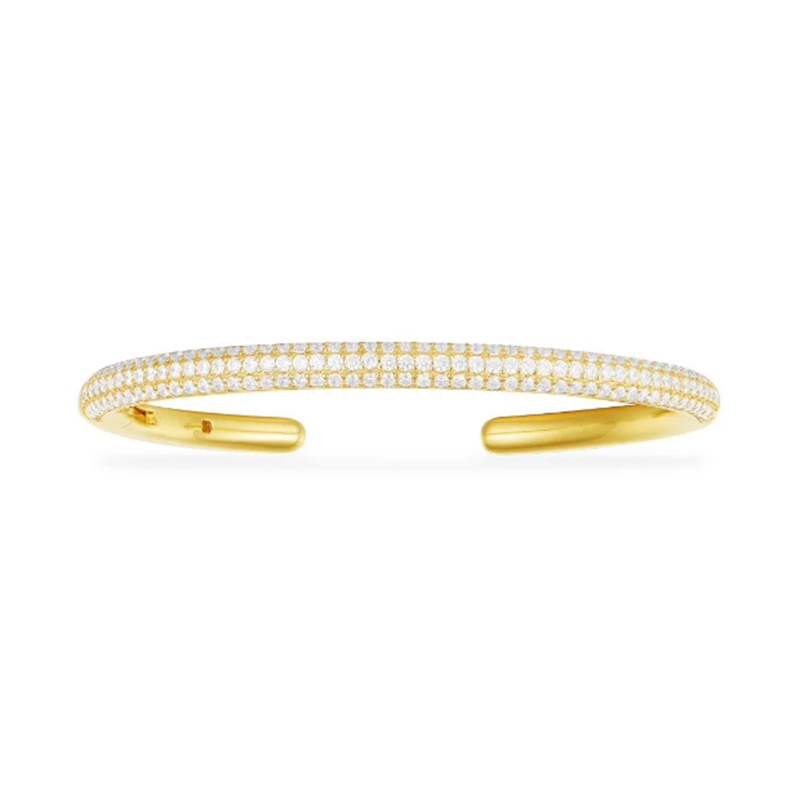 groothandel OEM / ODM Juweliersware 18K roosgoud Bangle 925 Sterling Silwer Juweliersware Vervaardiger