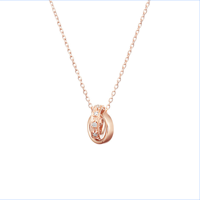 Mórdhíol 18K Gold Saincheaptha Rose Gold OEM Diamond siogairlín Monarcha tSín